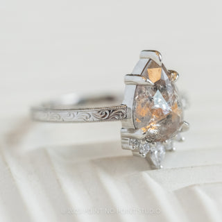 Custom Engraved Ava Engagement Ring