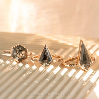 Alternative diamond engagement ring
