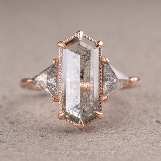 Unique diamond engagement ring