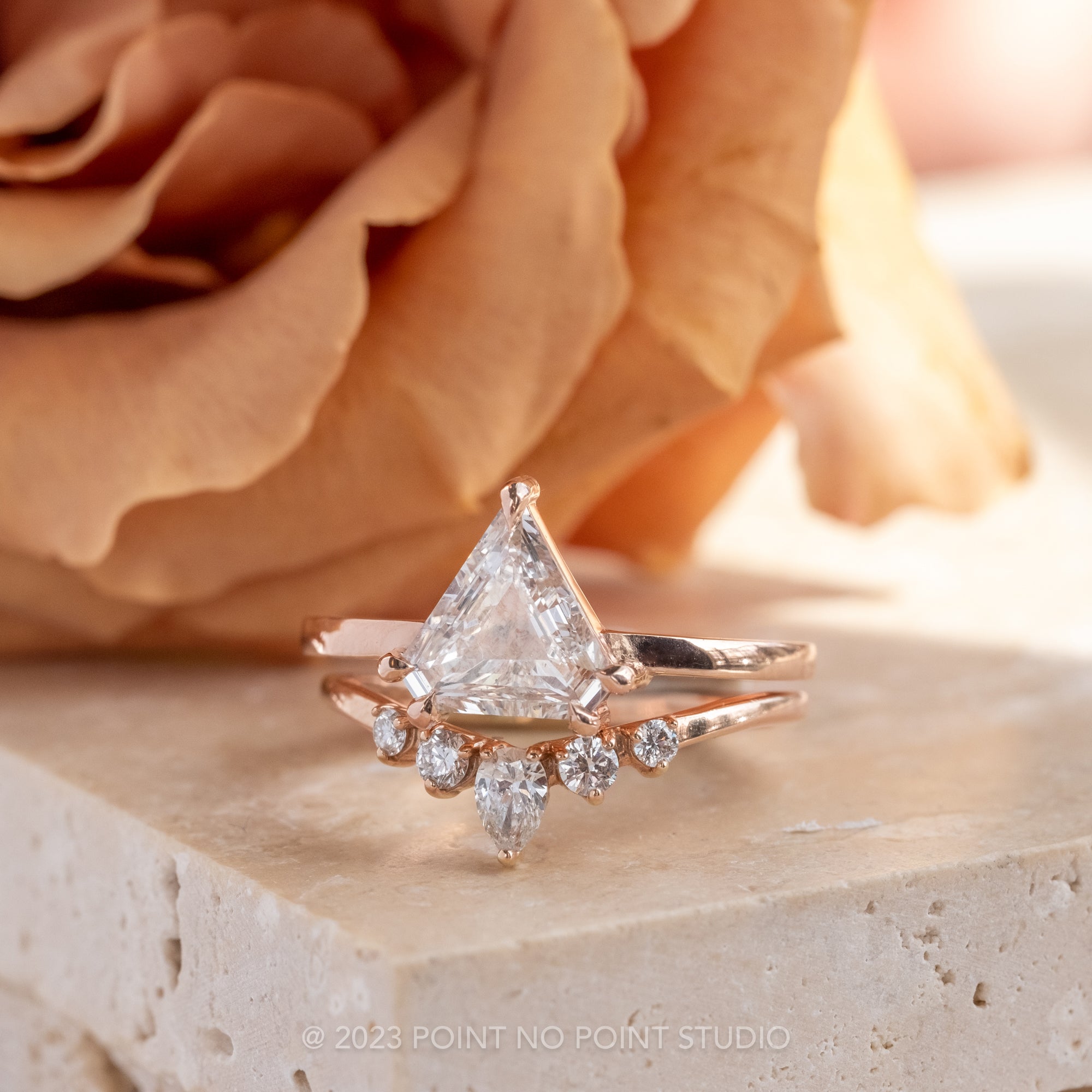 Double Line Classic Diamond Ring – Amal Jewels