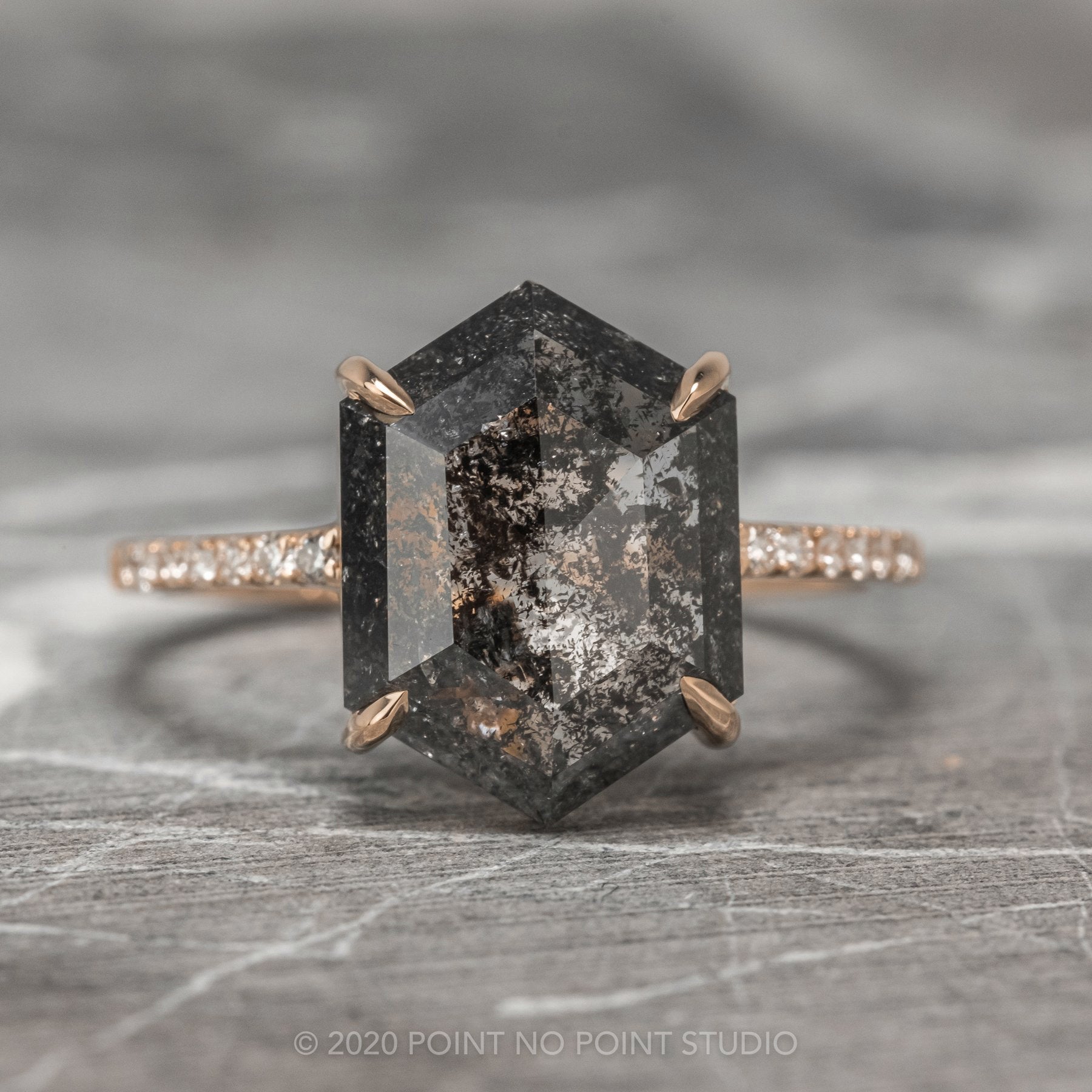 Black And Gold Engagement Ring Black and gold engagement ring