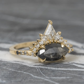 Black Marquise Diamond Ring