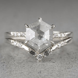 Hexagon Diamond Ring