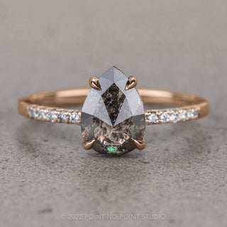 salt and pepper diamond ring