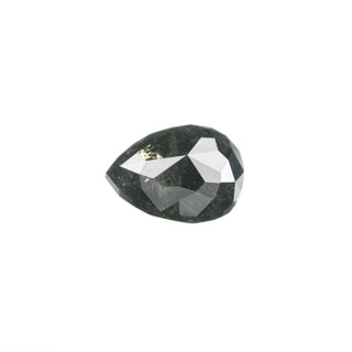 1.74 Carat Black Diamond, Rose Cut Pear