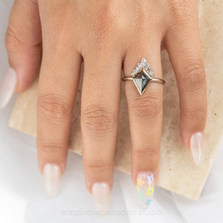 salt and pepper diamond ring