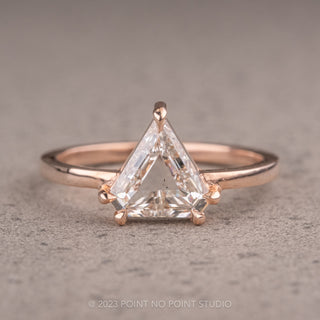 Clear Shield Diamond Ring