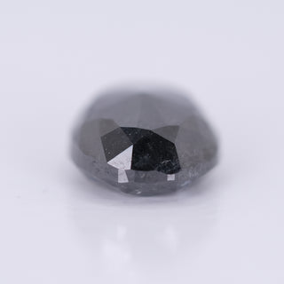 3.34 Carat Black Diamond, Double Cut Oval