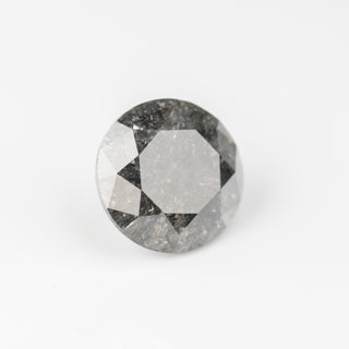 3.37 Carat Black Brilliant Cut Round Diamond