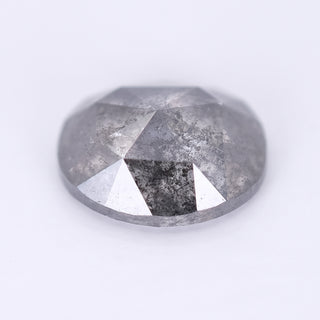 3 Carat Salt and Pepper Rose Cut Oval Diamond