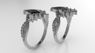 Custom Cleo engagement ring