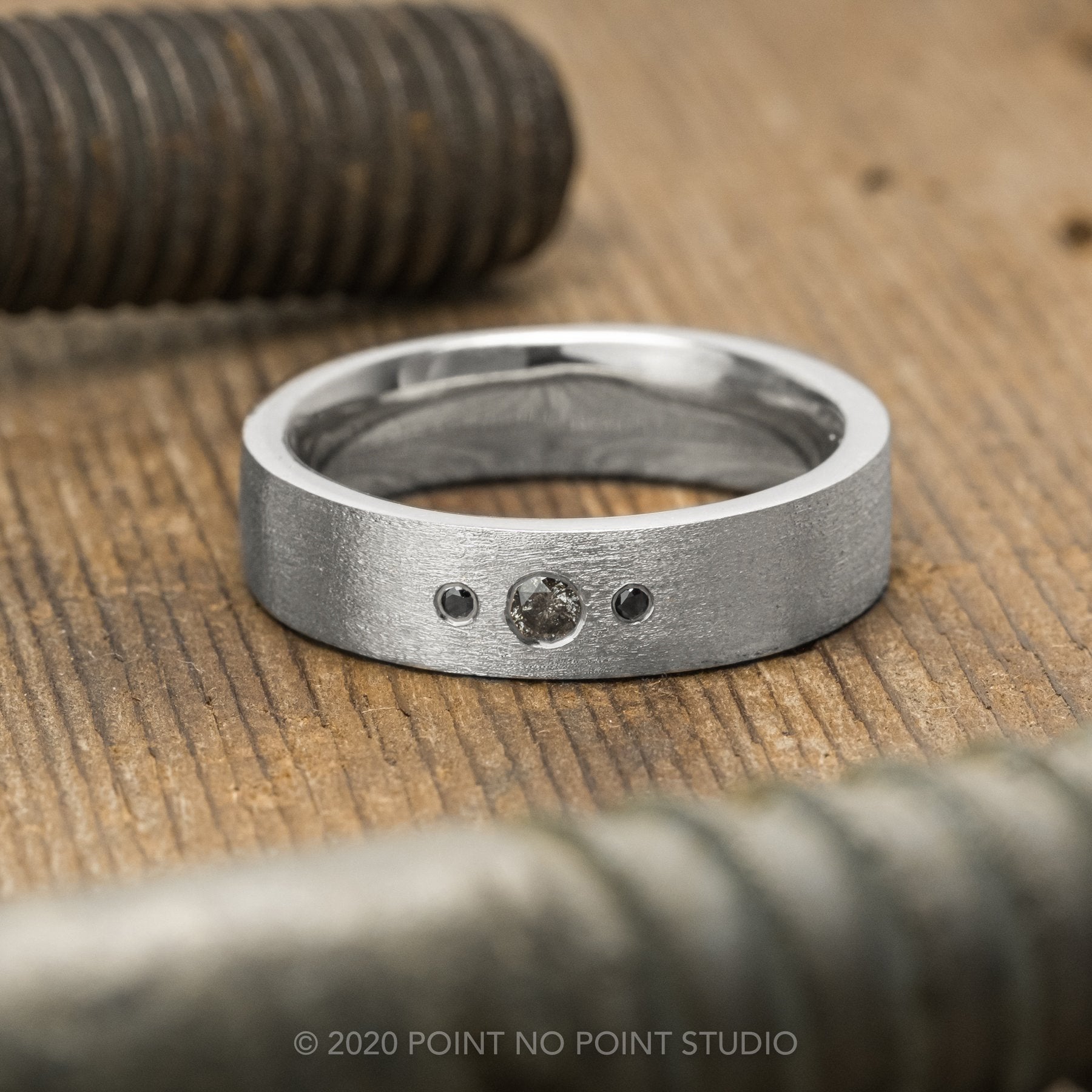 Salt And Pepper Wedding Ring Natural Salt And Pepper Loose