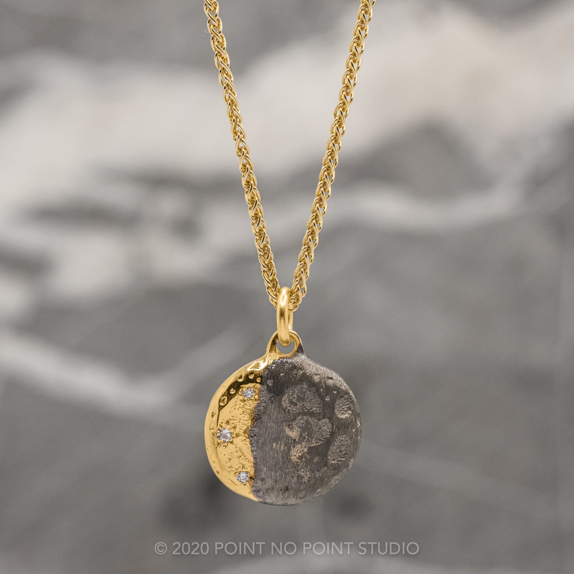 Birth Moon Custom Moon Jewelry Custom Moon Phase Necklace With