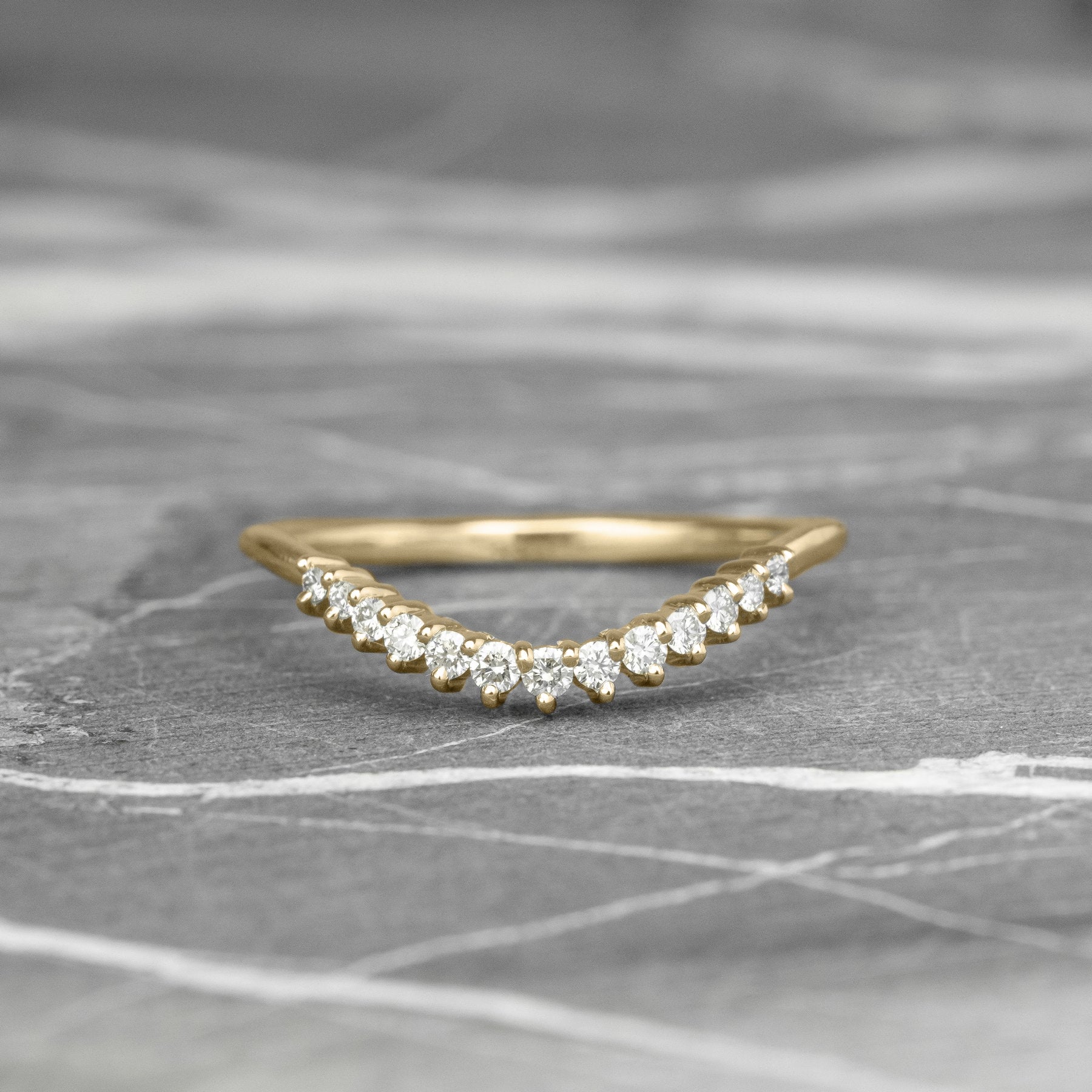 1940's Petite Diamond Engagement Ring