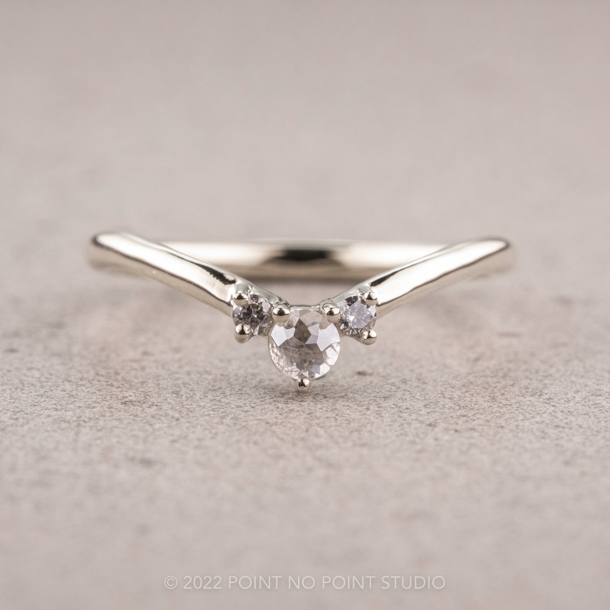 Gray diamond wedding band Clearance