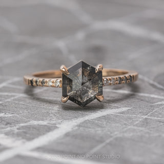 Custom ombre Jules engagement ring