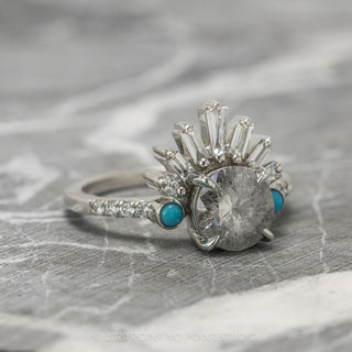 Custom Wren engagement ring