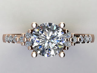 Custom Quincy Diamond Engagement Ring