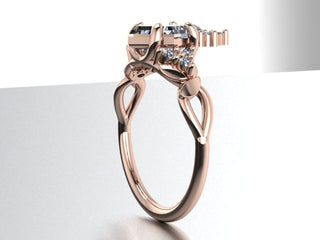 Custom Quinn engagement ring